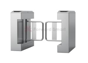 China Servo Motor Mechanism Glass Swing Turnstile Gate factory