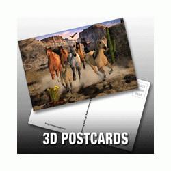 China PLASTIC LENTICULAR custom 3d printed business photography cards PP PET lenticular postcards factory