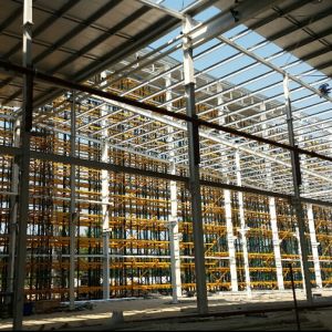 China Prefab Steel Structure Warehouse with Bolt Connection Q235B Q355B on sale