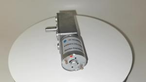 China 24V DC Worm Gear Motor Rs370 Low Noise Carbon Brushed For Home Appliance factory
