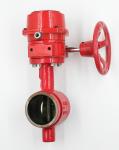 ISO Certified Grooved Butterfly Valve for Water Medium Installations