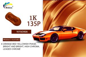 China Orange Red Acrylic Clear Coat Automotive Painting Waterproof Nontoxic factory