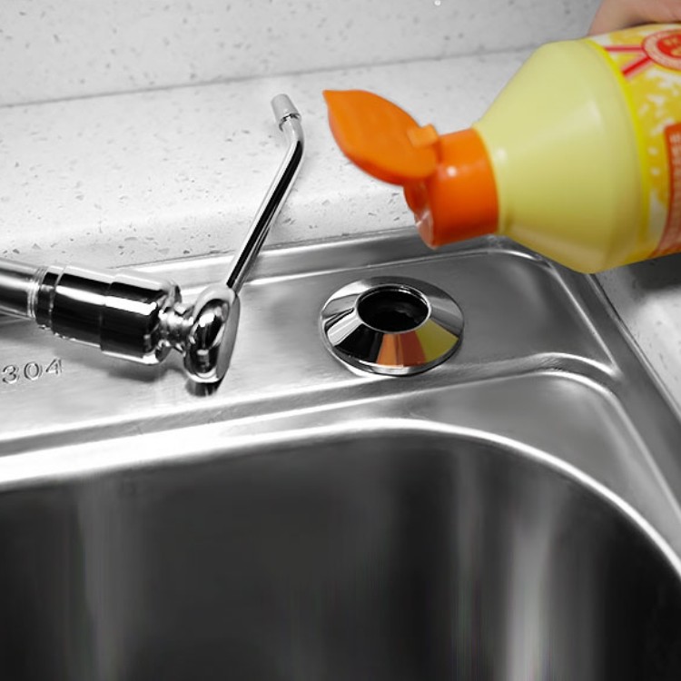320ml Kitchen Brass Dish Soap Dispenser Pe Bottle Copper Indenter