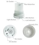 PP Ceramic Essential Oil Ultrasonic Aroma Humidifier Capacity 51-100ml