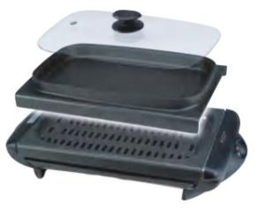 China Anti Abrasion Home Tabletop Smoke Free BBQ Grill With Infrared Heat factory