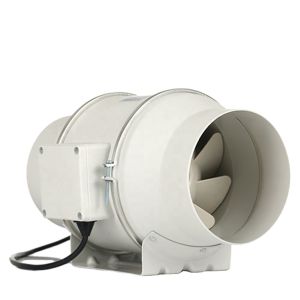 Plastic 5 Inch TT Mixed-Flow 2 Speed Inline Exhaust Duct Fan for Hydroponic