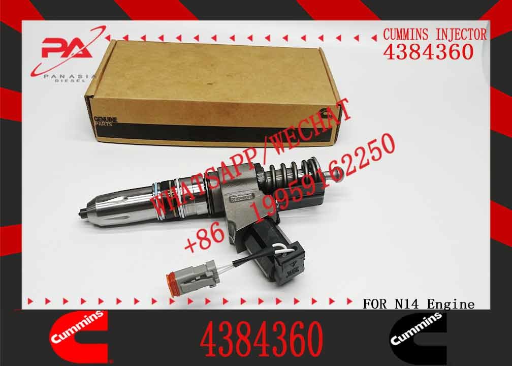 Factory OEM Quality Brand New Diesel Common Rail Fuel Injector Assembly 4307516 3087560 4384360 For C Ummins N14 Engine