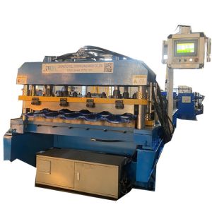 High speed metal step tile making machine