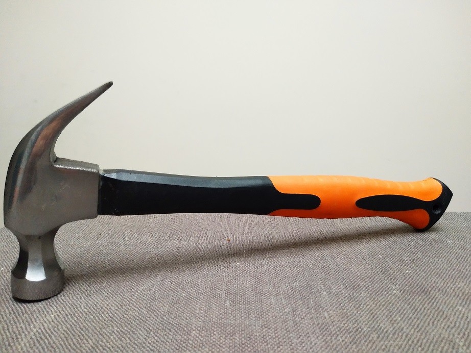 16oz Claw hammer/Nail hammer/Carpenter hammer(XL-0015) with polishing surface and color handle
