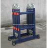 Buy cheap Blue 8.2ft 4×2 Aluminium Scaffolding Ladder from wholesalers