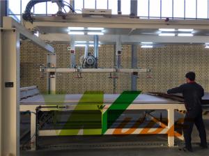 China Melamine Furniture Lamination Machine Hot Press For MDF Particle Board factory