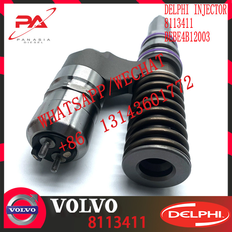 Diesel Engine Fuel injector 8113411 BEBE4B12003 A1 for V-O-L-V D12 3039 US 465 SPEC 345-385 HP