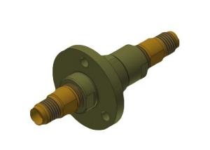 China Antenna System Copper Alloy 300Rpm Rf Rotary Joint Slip Ring factory
