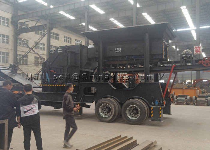 Mobile Crushing 415V 400V Construction Waste Recycling Machine