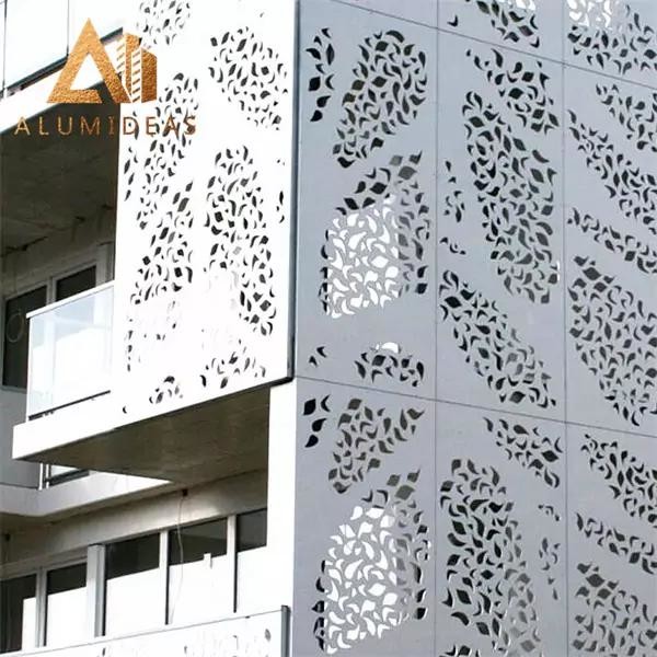 Aluminum Cladding Style Cnc Outdoor Privacy Panels