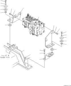 China 723-25-10500 723-25-10202 723-25-10201 For Komatsu D61EX-12 BULLDOZERS Hydraulic Main Control Valve Construction Machinery Parts Aftermarket High factory
