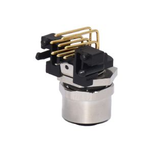 China Socket Pcb Panel Mount Connector M12 Waterproof Connector A Code 8 Pin Female 90 Degrees factory