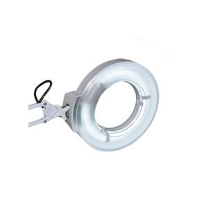 Foldable Arm Led Magnifying Lamp Round Desk Mounted Magnifying Lamp