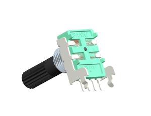 China Low Price Single Gang Rotary Potentiometer Plastic/Metal Shaft Through Hole/DIP Mount 100MΩ Insulation Resistance factory