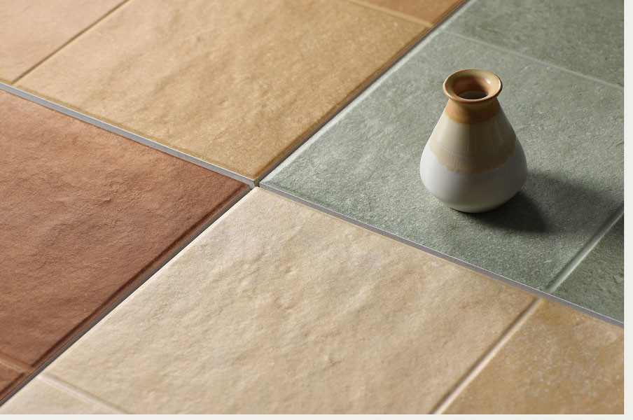 Anti-Slip Light Brown Exterior Floor Eco-Friendly Ceramic Tiles For Bedroom 600x600m