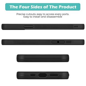 Black / White Shockproof iPhone Cases Customized Sublimation 2D Mobile Cover