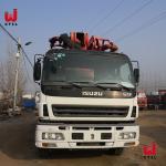 52M 10 Wheel Used Concrete Pump Truck With Isuzu Chassis