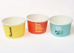 PE Coated 5 Oz Paper Ice Cream Cups / Containers Food Grade Materials