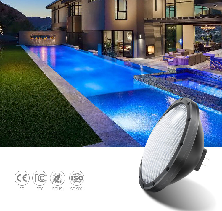 Swimming Pool Light Underwater Pool Light 18W 12V RGB Color 50/60HZ With GX16D Base