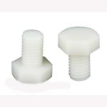 M6-170mm Nylon Screw Length Nylon Hex Bolt White Hexagon Head Insulated Plastic