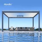 Electric Waterproof Pergola Roof Canopy Bioclimatic Retractable Aluminum Pergola
