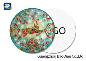 China Premium Sika Deer 3D Lenticular Card PET0.45 Technique Customized Designer Printing factory