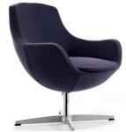 Steel Frame Luxury Computer Chair With Swivel Legs , Office Room Rocking Sofa