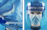 PET Film Elastic Headband Full Face Safety Shield