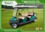 Green 6 Passenger Electric Golf Buggy 48V 275A Controller Electric Golf Car