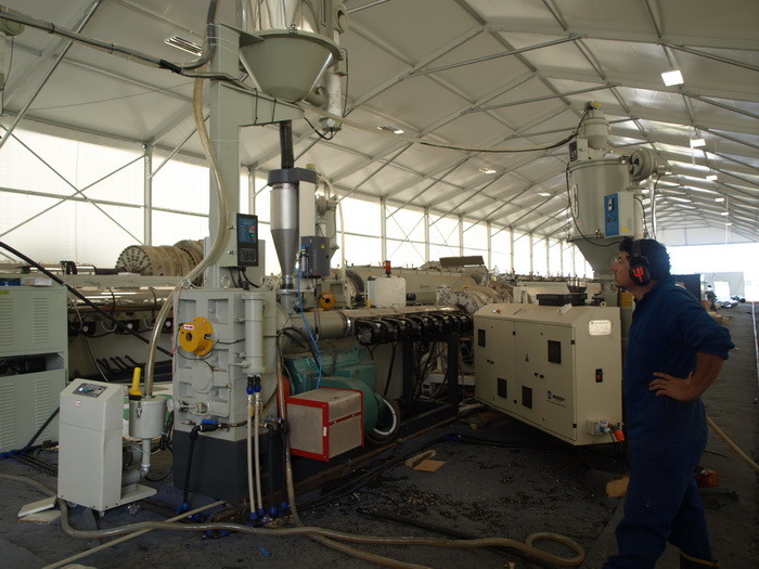315mm - 630mm HDPE / PE Pipe Production Line Low Temperature Impact Resistance