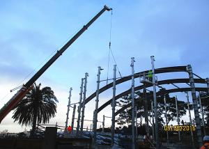 China Sydney Theatre Architectural Structural Steel Q355B Grade Curved Steel Beam factory
