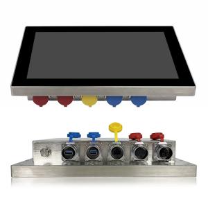 China SUS304 IP69K Waterproof HMI Panel PC 12&quot; 1280x800 Stainless Steel Panel Pc factory
