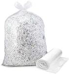 Plastics 12-16 Gallon Clear Trash Bags (1000 Count) - 24 x 33- 8 Micron