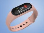 Low-Power Body Temperature Heart Rate Sports Bracelet Single Touch M4 For Xiaomi