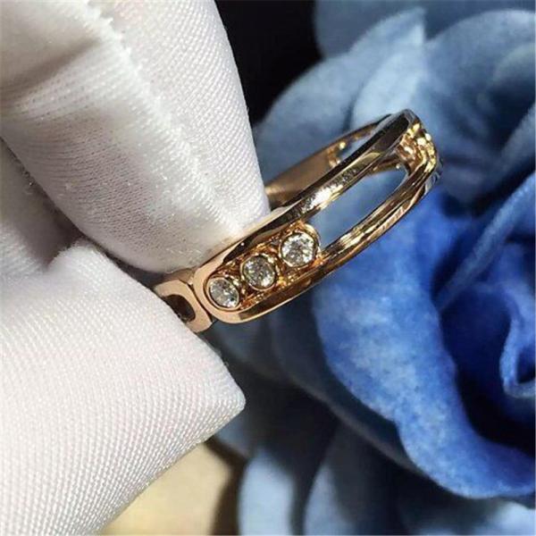 Jewelry factory in Shenzhen, China Mk ring 18k white gold yellow gold rose gold