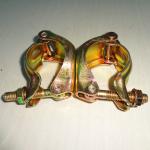 Sliver Q235 Steel Scaffolding Parts Pressed 48x8 Swivel Coupler