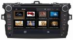 Ouchuangbo Car DVD Stereo System for Toyota Corolla 2008-2011 Android 4.4 3G