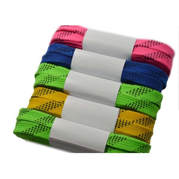 High Tenacity Ice Hockey Laces Paper Roll Packed , Multi Colors Custom Skate
