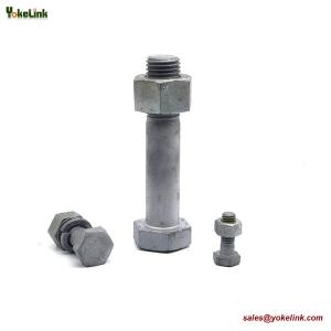 China Heavy Hex Bolt ASTM F3125 Grade A325 Type 1 Hot Dipped Galvanized factory