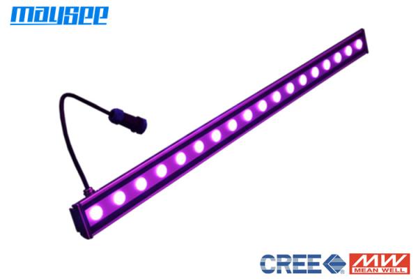 Anodized Aluminum Energy Saving RGB LED Wall Washer Light Fixtures High