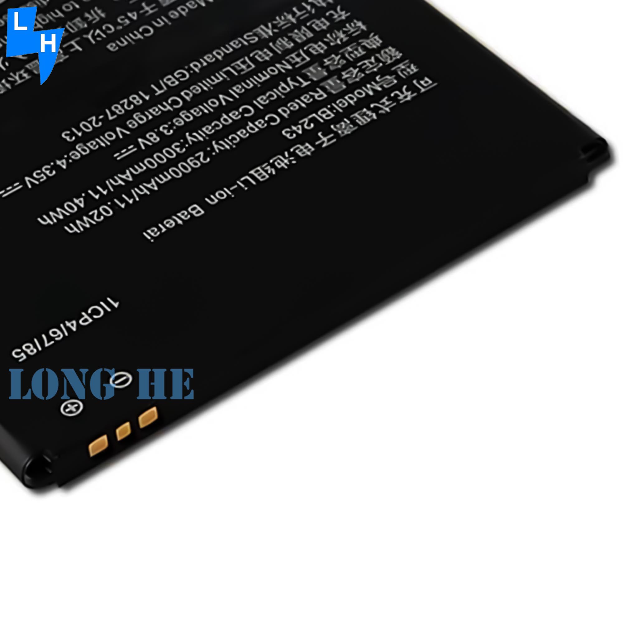 3.8V 2900Mah Lithium Battery BL243 for Lenovo Lemon K3 Note K50-T5 A7000 A5500 A5600 A7600