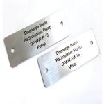 Stainless steel Metal Name Plates tag