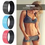 Practical Anti Slip Yoga Roller Wheel PU Rubber Yoga Circle Full Body Back
