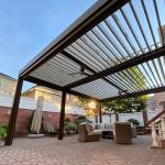 Aluminum Louvered Pergola Villa Garden Landscape Leisure Shade Gazebo