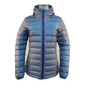 China Various Color Waterproof Down Jacket Women's , Packable Down Coat Womens With Hood factory